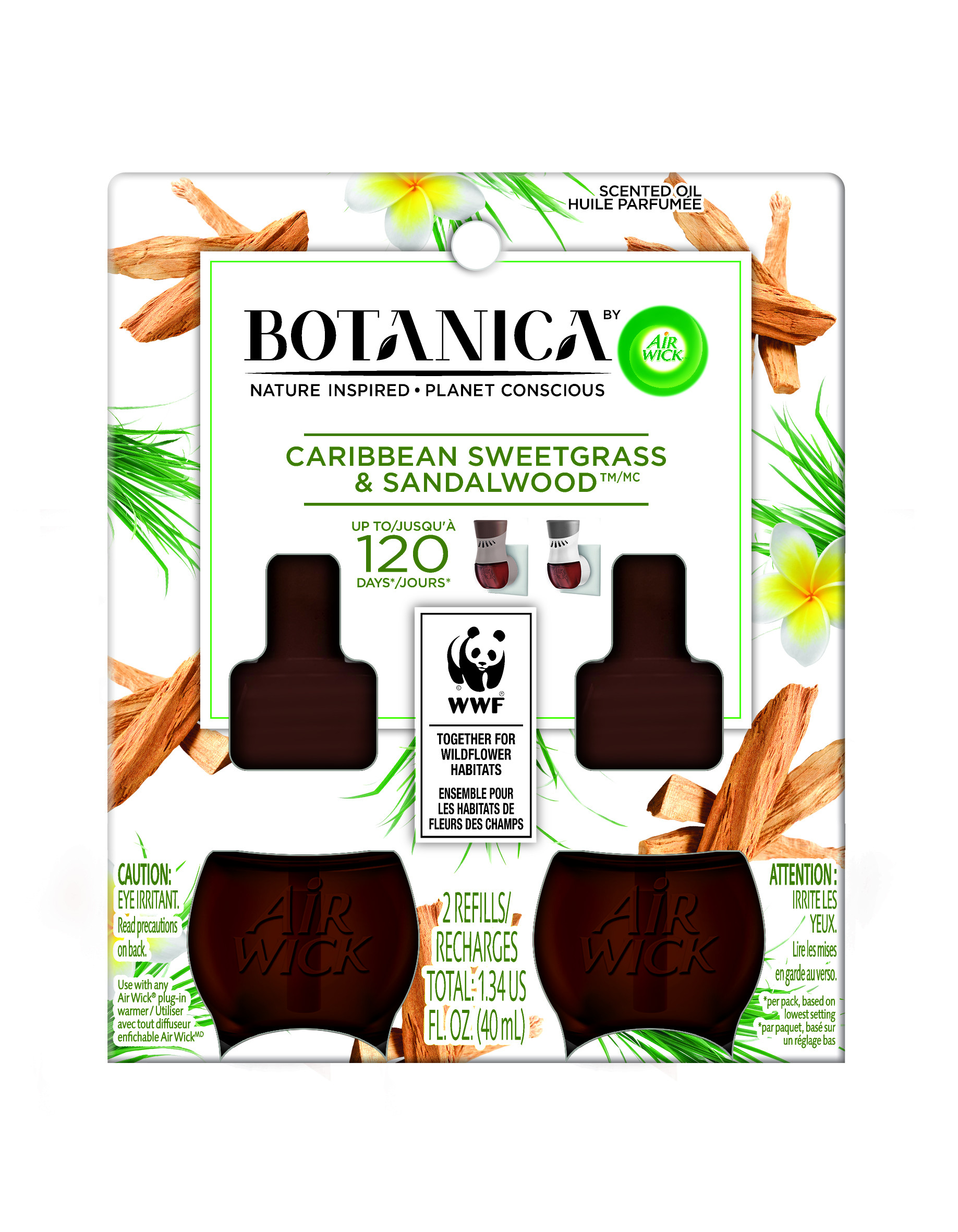 AIR WICK® Botanica Scented Oil - Caribbean Sweetgrass & Sandalwood (Canada) (Discontinued)